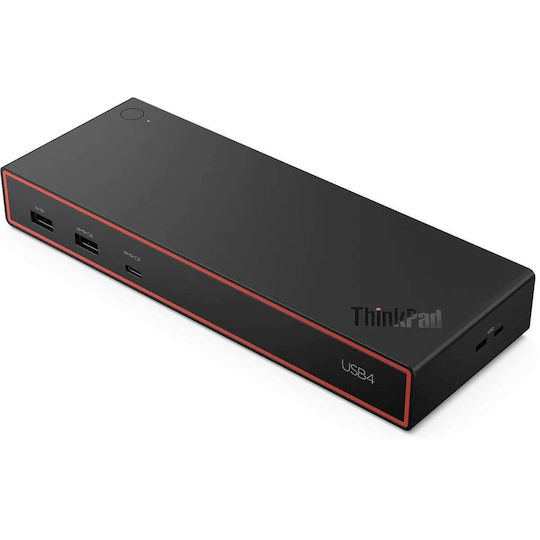Lenovo ThinkPad USB4 Dock 5000 Dock Docking Station με Μαύρο