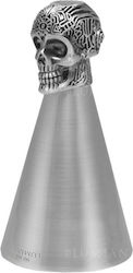 Μεζούρα Ποτων Άκρο Κρανίο Inox Ματ 18/10 90ml Ύψος 11cm Lumian Lumian.0487