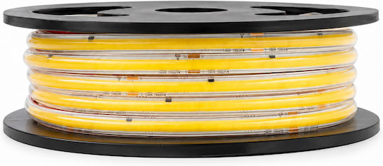 Redled Waterproof LED Strip 220V Warm White Light 25m COB Type