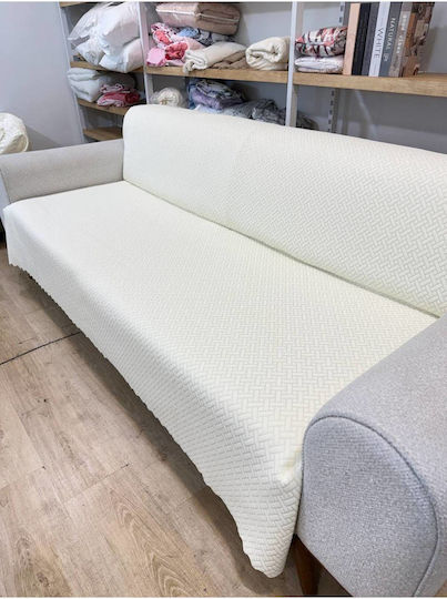 SteweHome Husă Elastică Canapea Cu Două Locuri Cărămiziu 160x200cm
