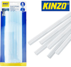 Kinzo-79751 Σετ 6 Τμχ Ραβδοι Πιστολι Θερμοκολλησης 11x200mm Grundig