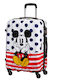 American Tourister Disney Legends Kids Medium Hard Suitcase Mickey with 4 Wheels Height 65cm