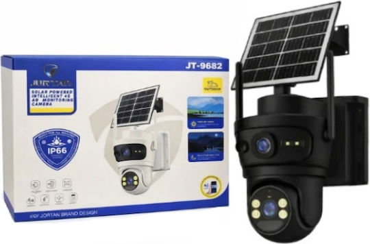 Jortan JT-9682 IP Κάμερα Παρακολούθησης 4G Αδιάβροχη Μπαταρίας με Ηχείο και Φακό 3.6mm