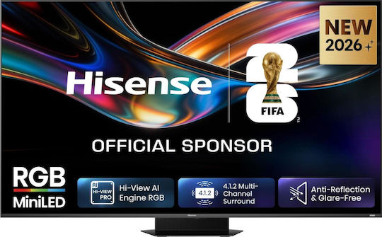 Hisense Smart Τηλεόραση 65" 4K UHD Mini LED UR9S HDR (2025) 65UR9S