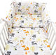 Kerstin Kerstin Baby Bettwäsche-Set Für Krippe Mehrfarbig 3 Stück