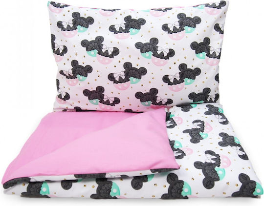 Kerstin Set Pentru Pătuț Roz Minnie 2 Bucăți