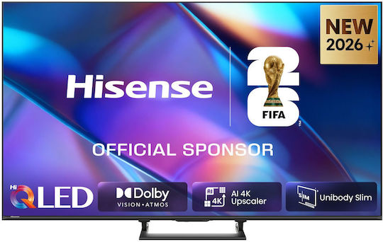 Hisense Smart Τηλεόραση 50" 4K UHD LED 50A7DS HDR (2026)