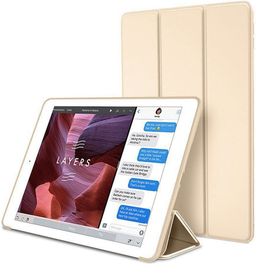 Oem Trifold Калъф Книга Флип Капак Lenovo M10 Plus Tb-x606f 10.3'' Златист
