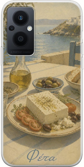 Θήκη Kalokairi Collection Φέτα Oppo Reno 8 Lite Flexible Tpu Διάφανη Σιλικόνη