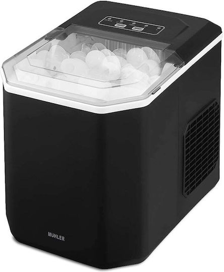 Muhler MI-1509B Ice Machine with Spraying System with Daily Ice Making Capacity 15kg
