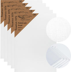 Painting Canvas 30x40 White Stretched Canvas Painting Panel 5 Pcs Painting Canvas 30x40 White Stretched Canvas Painting Panel 5 Pcs