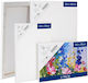 Set 4 Pânze De Pictură 2 Dimensiuni 30x40cm 20x30cm 100% Bumbac Pânză Potrivită Pentru Vopsea Acrilică Ulei Aquarelă