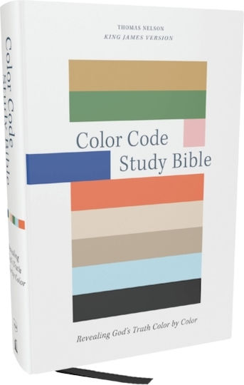 Color Code Study Bible, Revealing God's Truth Color By Color (kjv, Hardcover, Red Letter) - Thomas Nelson Publishers - Hardback