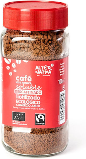 Alternativa Sofort Kaffee Decaffeinato BIO & Fair Trade Gefriergetrocknet 100g