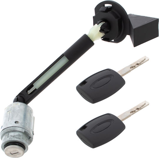 Ford Focus Ii 04-12 Hood Lock Cylinder + Cable + 2 Keys Set