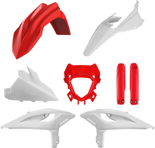 Polisport Plastic Kit Beta Rr 25 26 Red White Durable