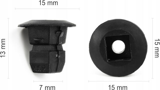 1x Clip Pin Bushing Wheel Arch Audi Seat Skoda Vw