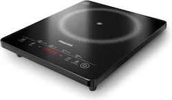 Philips Hd5830/90 Επιτραπέζια Εστία Επαγωγική Μονή Μαύρη