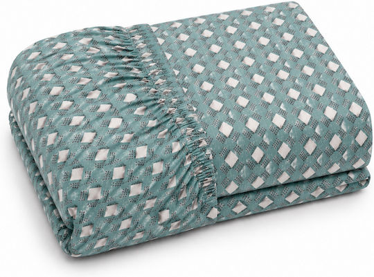 Comfort Double Bed Sheet With Rubber Hugger 160x200cm Veraman