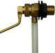 Toilettschwimmer Deutscher Typ Messing Schwimmer Lange Stange 3/4"