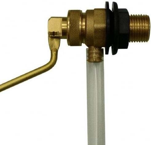Toilettschwimmer Deutscher Typ Messing Schwimmer Lange Stange 3/4"