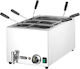 Ready Βραστήρας Ζυμαρικών με Χωρητικότητα 4x25lt και Ισχύ 3.5kW