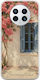 Kalokairi Collection Bougainvillea Huawei Mate 50 Pro Flexible TPU Transparent Silicone Case