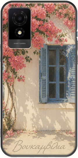 Θήκη Kalokairi Collection Βουκαμβίλια Tcl 501 Black Tpu Μαύρη Σιλικόνη