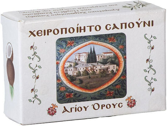 Handgefertigte Seife Kokosnuss in Agia Anna vom Athos