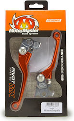 Moto-master Set Manete Ambreiaj Frână Indestructibile Forjate Ktm Husqvarna Ktm Brembo Culoare Portocalie