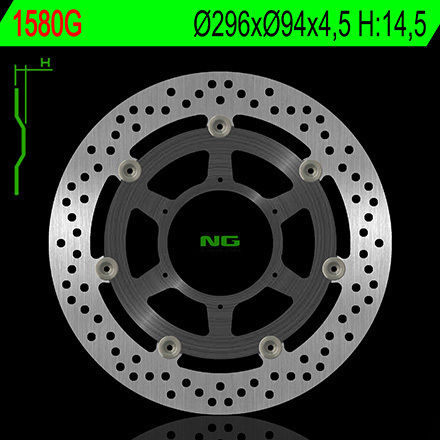 Ng Disc De Frână Față Honda Cb 600f/s Hornet Abs 07-13 Cbr 600f Abs 296mm