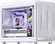 Jonsbo D33 Gaming Mini Tower Κουτί Υπολογιστή με Πλαϊνό Παράθυρο Λευκό