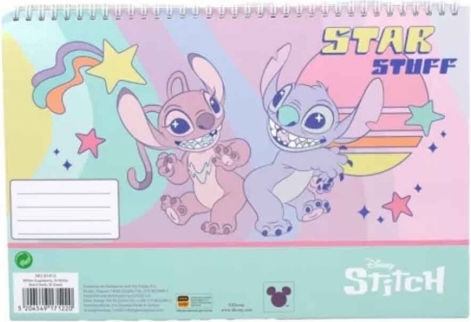 Gim Блок За Рисуване Stitch A4 (21 x 29,7 см)