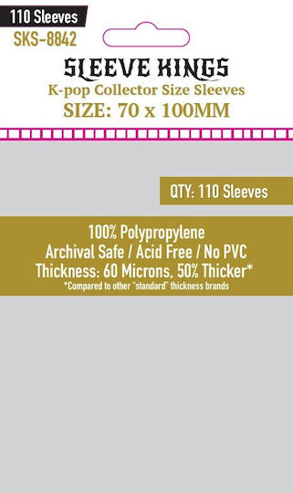Sleeve Kings Kartenhüllen Standardgröße 110Stück Transparente