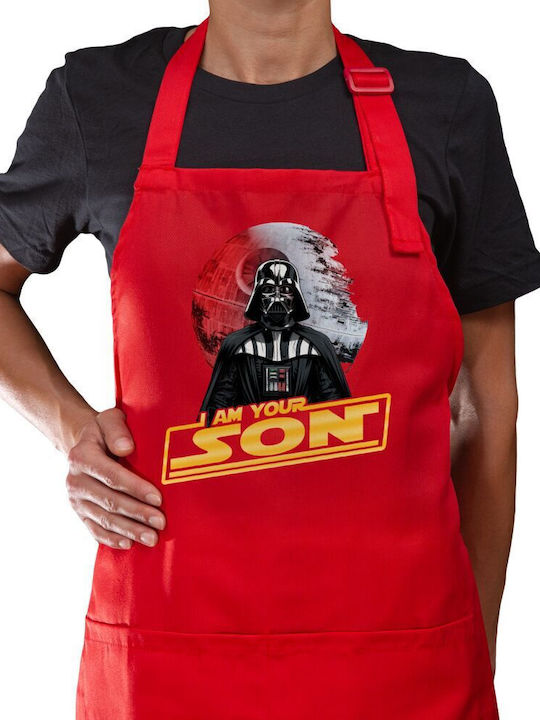 Koupakoupa Star Wars Ποδιά Κουζίνας Κόκκινη 22x40cm KP_34278_apron-red