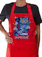 Koupakoupa Huntrix Derpy The Blue Tiger Kitchen Apron Red 22x40cm KP_31152 Apron