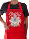 Koupakoupa Kinder Schürze Rot 22x40cm KP_32651_apron-rot