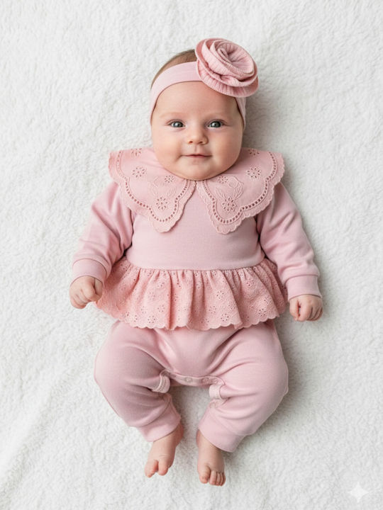 SteweHome Baby-Strampler Weiches Rosa