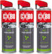 CX80 Ep 2 NSF H1 Lebensmittelgeeignetes Schmierfett Maschinen Calcium Spray 500ml X 3 Stück