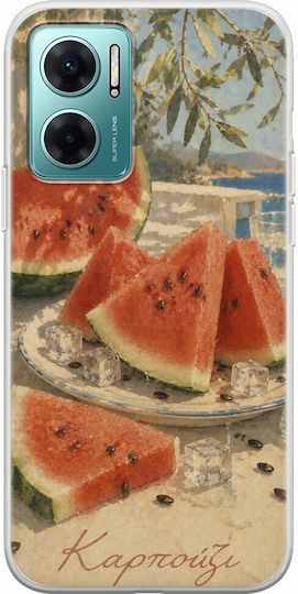 Kalokairi Collection Watermelon Case Xiaomi Redmi 10 5G Flexible TPU Transparent Silicone