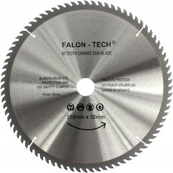 Falon-Tech Schleifscheibe Holz mit 80 Klingen 315mm