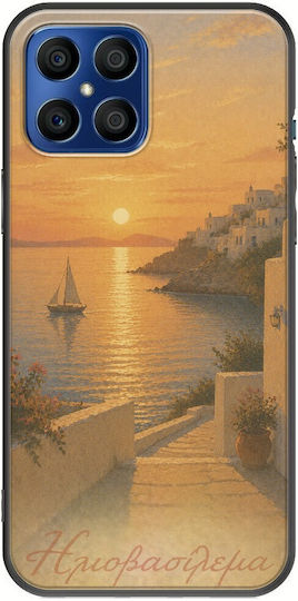 Kalokairi Collection Sunset Case Honor X8 Black TPU Black Silicone