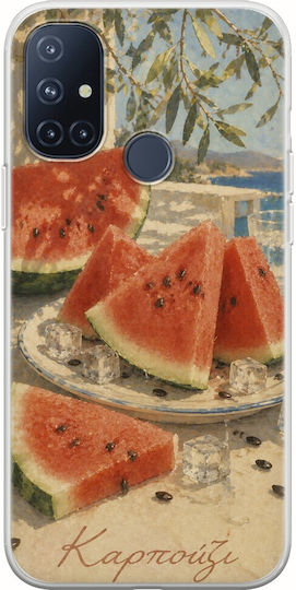 Kalokairi Collection Watermelon Case OnePlus N10 5G Flexible TPU Transparent Silicone