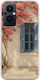 Kalokairi Collection Bougainvillea Case Oppo Reno 8 Lite Flexible TPU Transparent Silicone