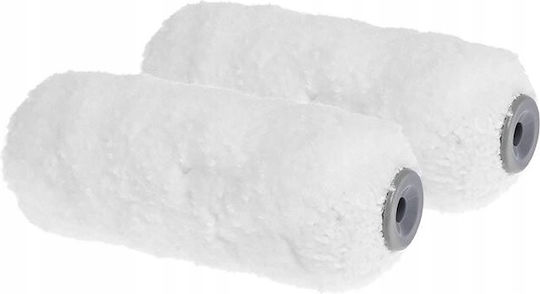 Motive 2x Paint Roller White Fiber 10cm 18mm Diameter 6mm 030 635