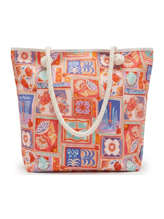 Miami Beach Multicolour Beach Bag 8024-Multicolour