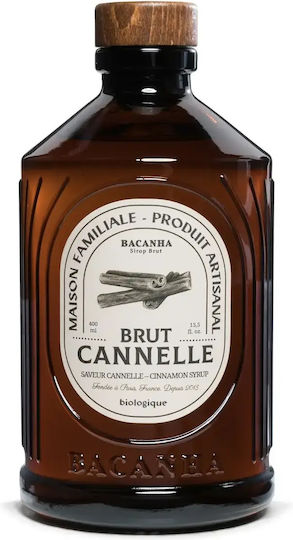 Bacanha Zimt Geschmack Bio Sirup 400 Ml Kaffee Zitronenlimonaden Cocktails
