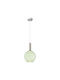 Zambelis Lights Zambelis Lights Green LED Ceiling Light with Warm White Light 20x20cm