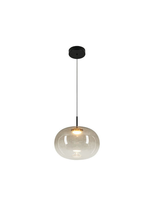 Zambelis Lights Zambelis Lights Deckenleuchte Braun LED mit Warmes Weiß Licht 28x28cm