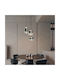 Zambelis Lights Zambelis Lights Grey LED Ceiling Light with Warm White Light 34x34cm